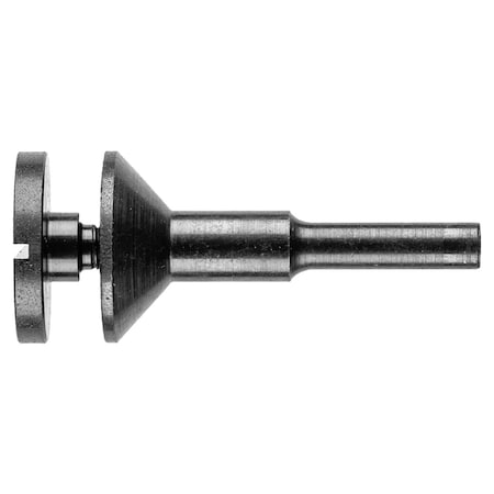 Pferd 69034 Die Grinder Mandrel - 1/4in Shank 3/8in Arbor Hole, 1in Flange 69034-PFERD